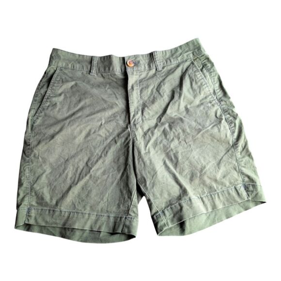 Olive green khaki High rise shorts size 8 - Picture 2 of 5